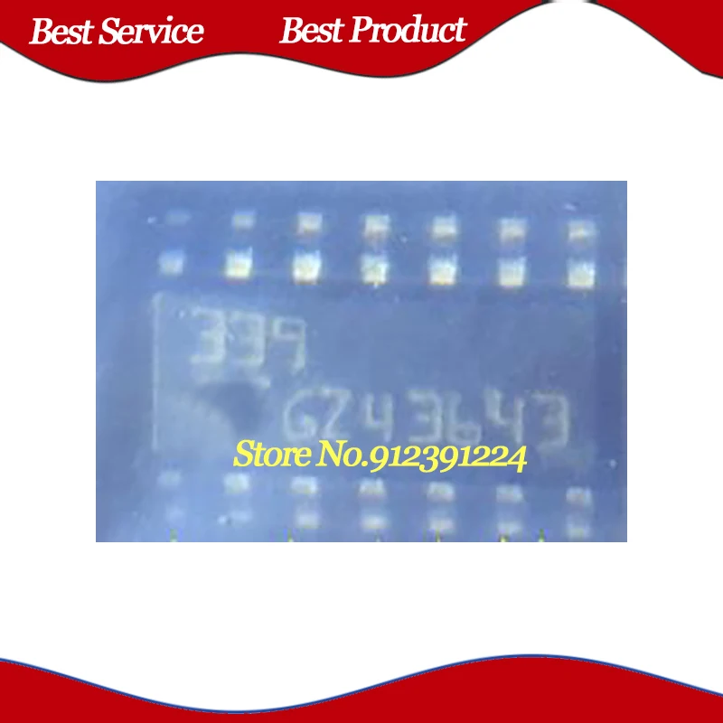 Lm339dt sop14新品オリジナル在庫あり、ロットあたり10個