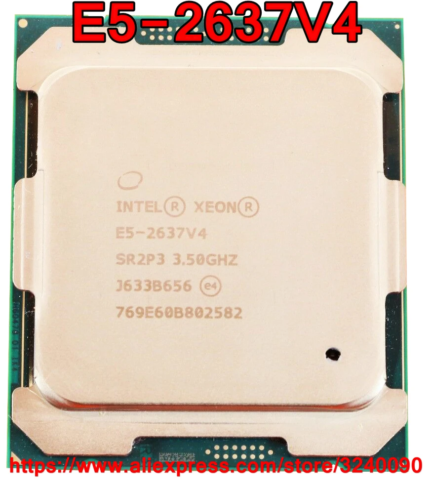 Intel Xeon CPU E5-2637 V4: ประสิทธิภาพสูงสำหรับการใช้งานที่หลากหลาย