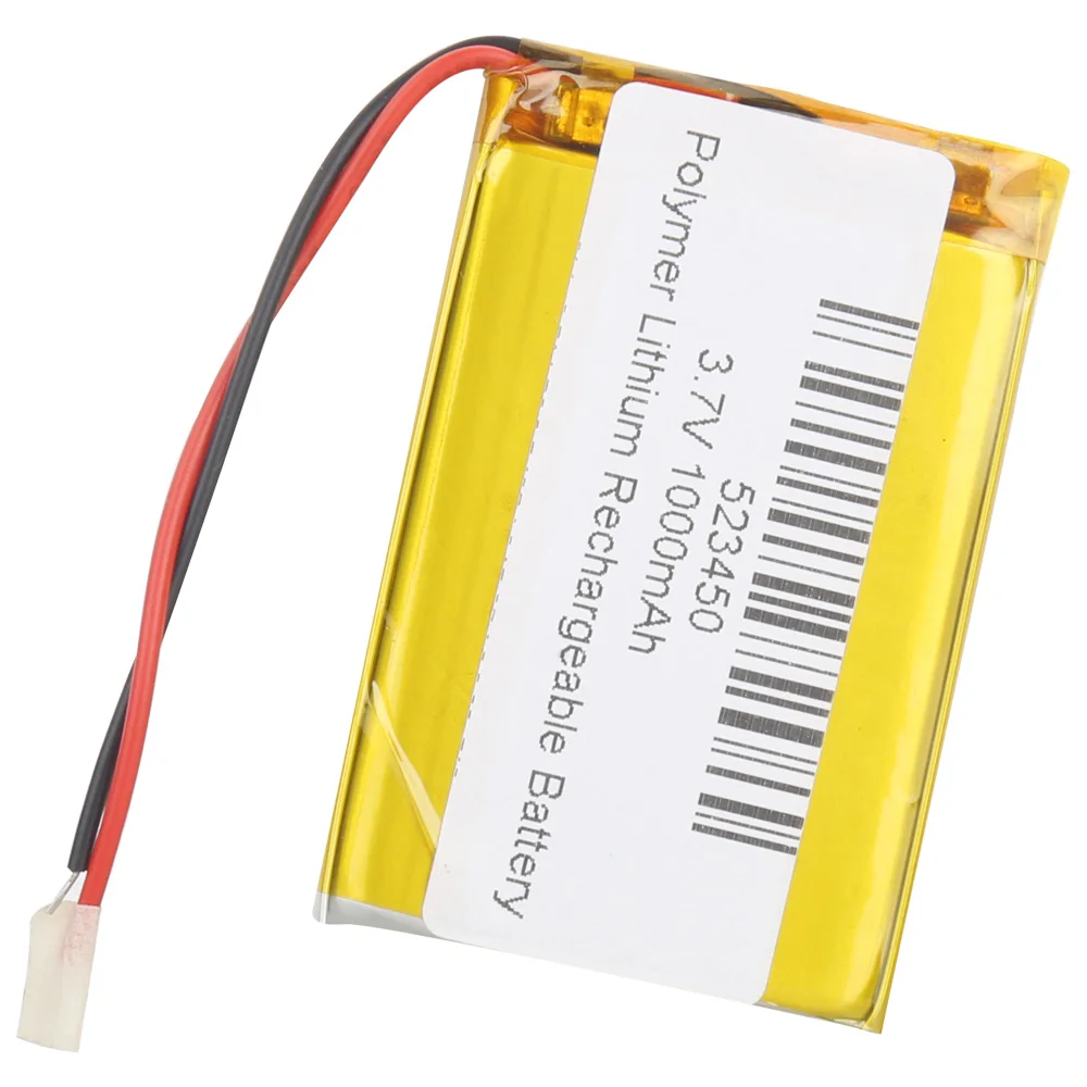 3.7V 1000mAh 523450 polimerowy akumulator litowy akumulator litowo-jonowy do smartfona DVD MP3 MP4 Led