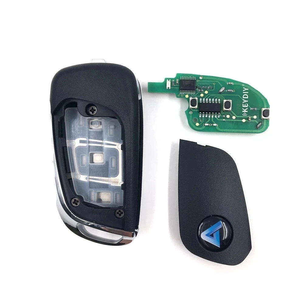 Keyecu Upgrade DIY Flip Remote Control Car Key 3 Buttons 433MHZ FSK ID46 Chip for Lada Priora Kalina