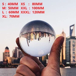 Bola de cristal decorativa, esfera transparente K9 ideal para fotografía y decoración del hogar