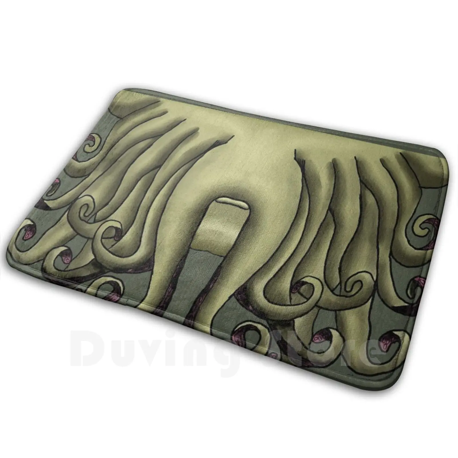 Davy Jones Mat Rug Carpet Anti-Slip Floor Mats Bedroom Davy Jones Octopus Pirates