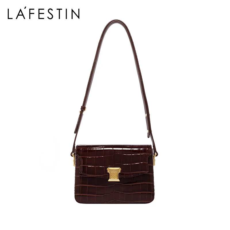 LA FESTIN 2023 New Designer Brand Shoulder Bag Handbag Woman Fashion Messenger Bag Retro Square Bag Luxury Ladies Stylish Purse