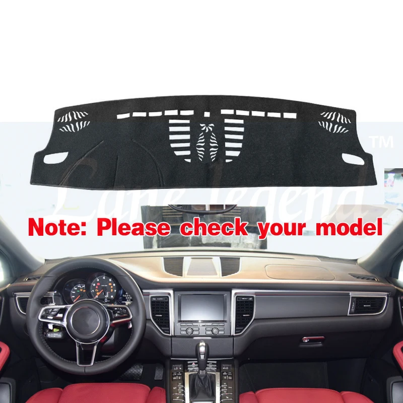 For Porsche Macan 2014~2020 Turbo GTS S Anti-Slip Anti-UV Mat Dashboard Cover Pad Shade Dashmat Protect Carpet Accessories 2018