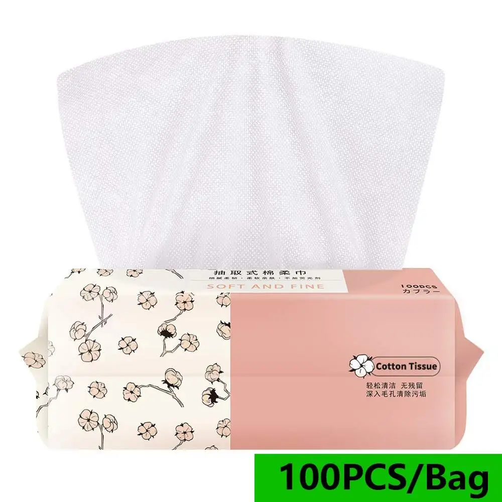 

Face Makeup Remover Towel Facial Wipes Travel Portable Disposable Cotton Tissue