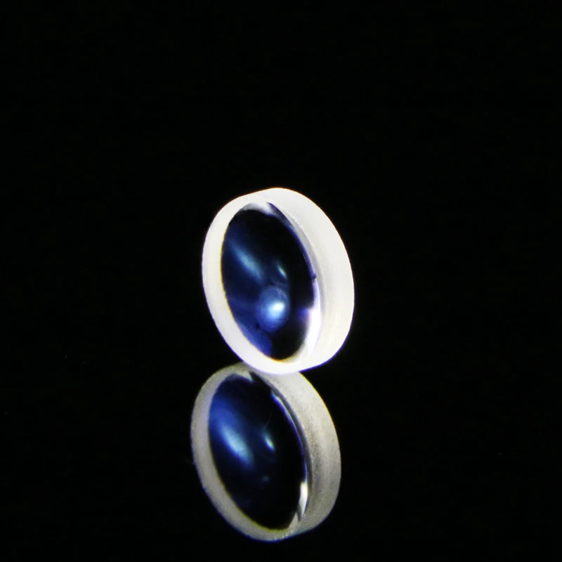 High-quality customized H-K9L optical glass 4 mm meniscus lens with a center thickness of 1.2 mm for sale