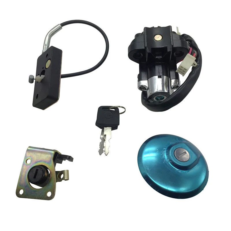 Ignition Switch Gas Cap Seat Lock Key Set for Suzuki GZ250 MARAUDER GZ 250