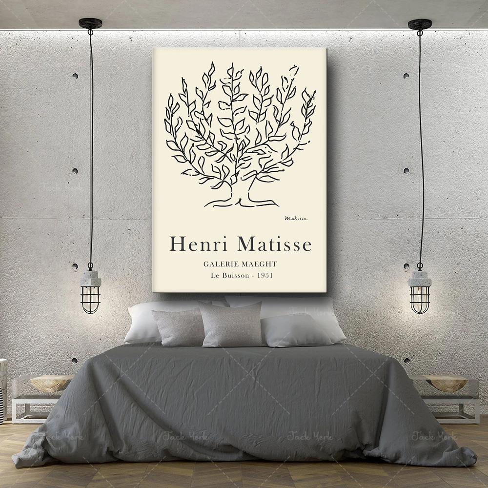 Henri Matisse Le Buisson Poster, Matisse Art Print, Matisse the cut outs, Le Buisson, Matisse art Poster, Henri Matisse Exhibiti
