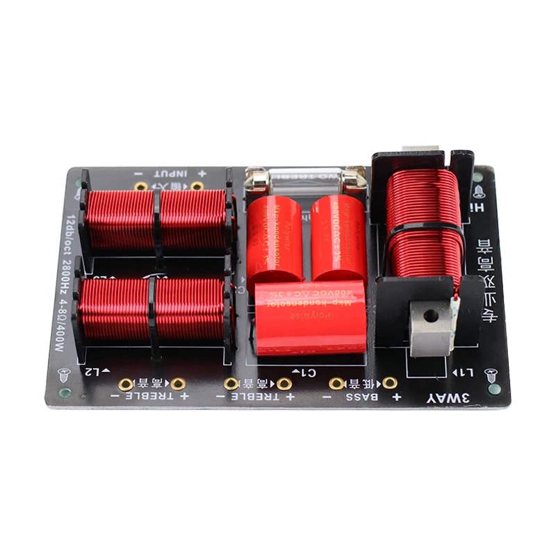 Ghxamp 400 واط كروس الصوت المزدوج ثلاثة أضعاف مكبر الصوت مقسم 3 طريقة KTV مكبر الصوت 4-8 أوم 2800 هرتز 1 قطعة