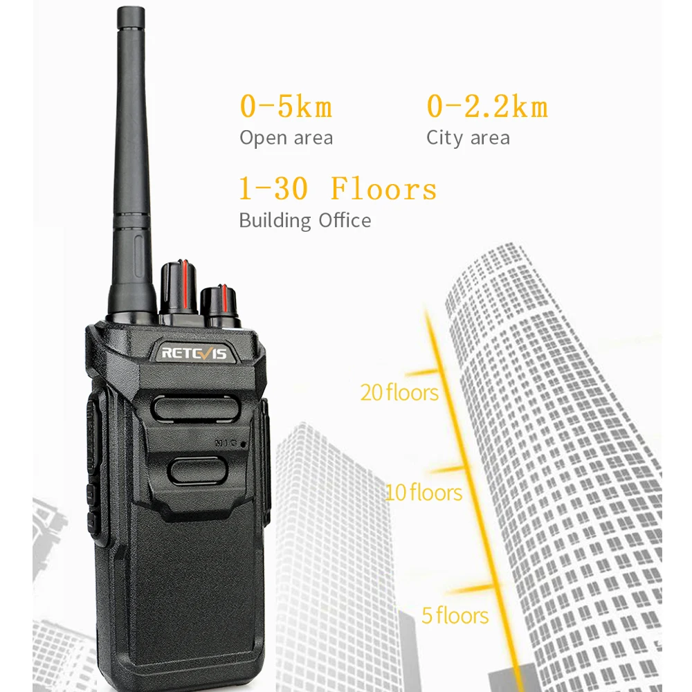 RETEVIS RT648 IP67 Waterproof Walkie Talkie 1 or 2 pcs Floating Portable Radio PMR 446 FRS License-free Two-way Radio Walk Talk