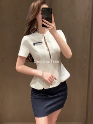 2023 short sleeve beauty salon female work clothing hotel waiter work clothes sauna foot bath uniforms spa beautician costume