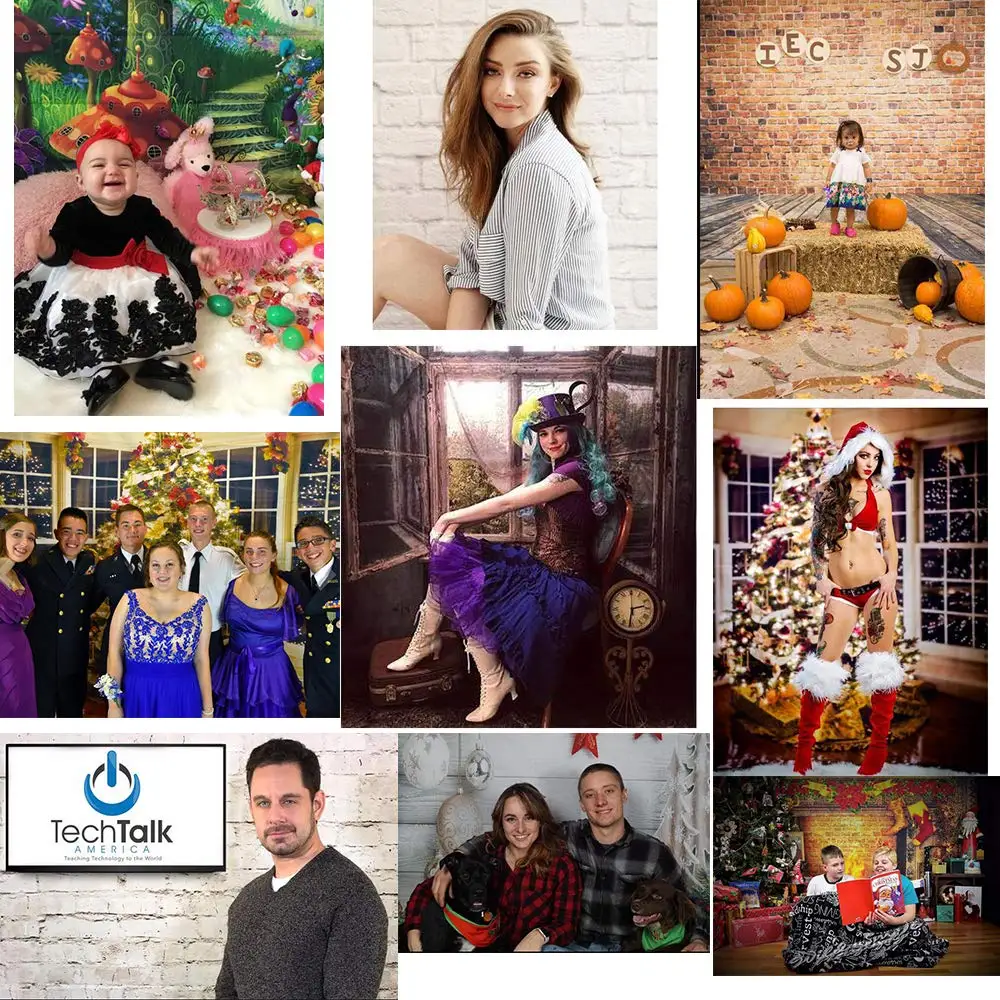 Виниловый фон для фотосъемки новорожденных, с изображением деревянного пола