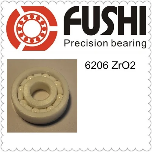 

6206 Full Ceramic Bearing ( 1 PC ) 30*62*16 mm ZrO2 Material 6206CE All Zirconia Ceramic Ball Bearings