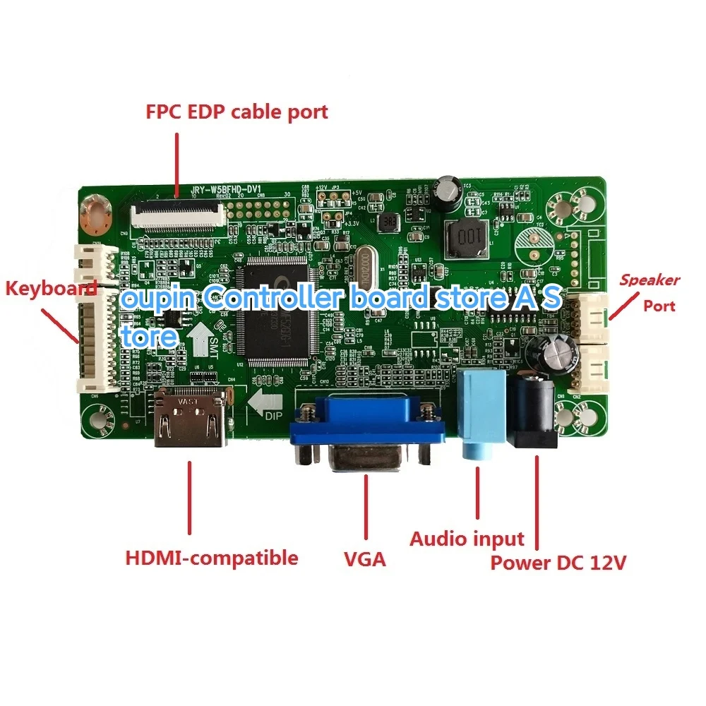 for LTN173HL01-401 LED HDMI DIY LCD KIT VGA controller board driver EDP screen display monitor 1920X1080 17.3