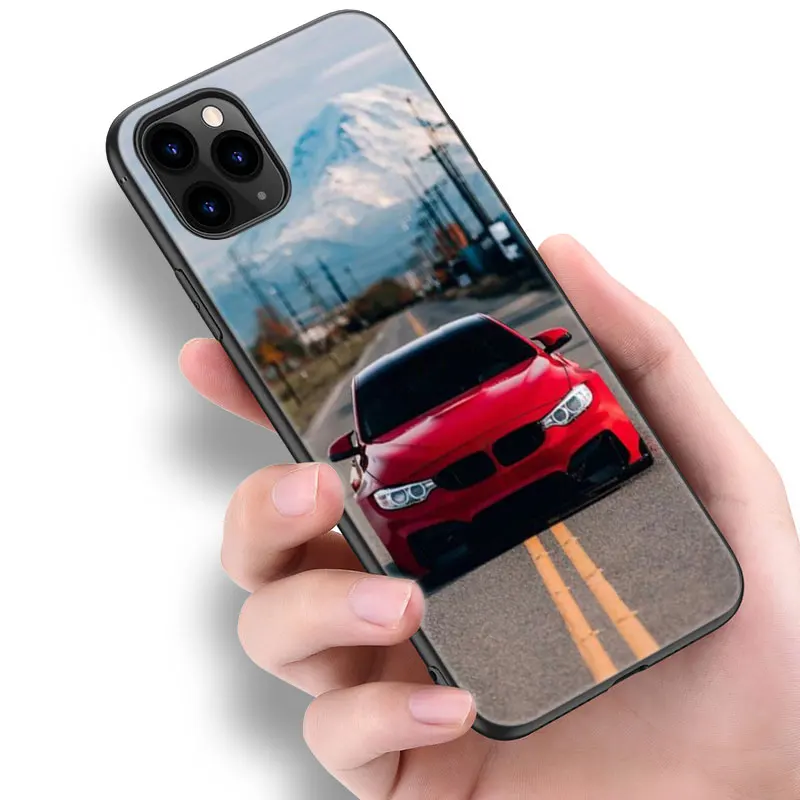 Sports car Phone Case For Apple iPhone 13 12 Mini 11 Pro Max XR X XS MAX 6 6S 7 8 Plus 5 5S SE 2020 Black Cover Coque Funda