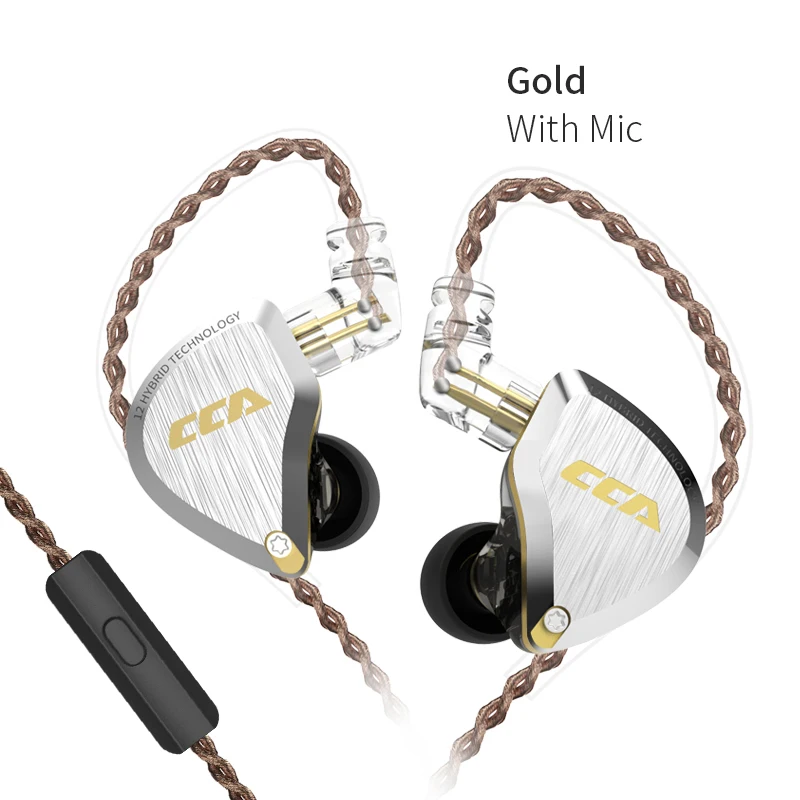 CCA C12 In Ear Monitor Black 3