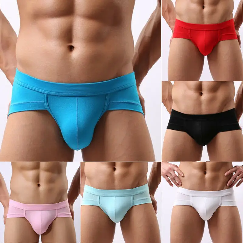 New Sexy Mens Seamless Briefs Short Pants Thongs Underwear Underpant