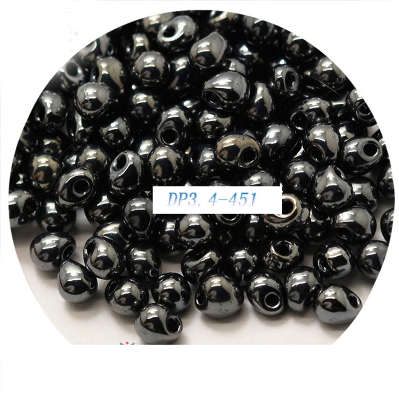 Japan Miyuki Glass Beads Dp3.4mm Drop Beads 11-Color Pearly Lustre Metallic 5g  Beads for Jewelry Making