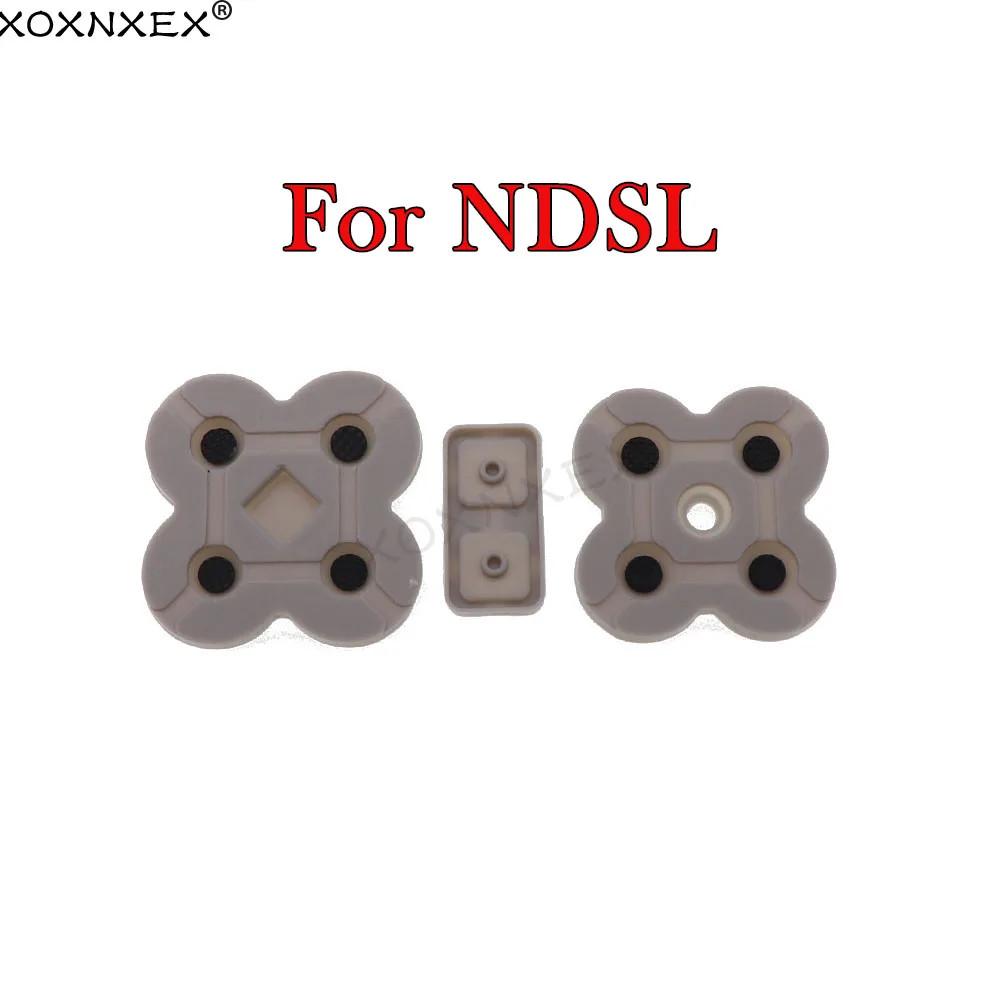 XOXNXEX 1Sets For DS Lite Conductive Rubber Button Pad Set Replacement Part For NDSL DSL Silicon Buttons