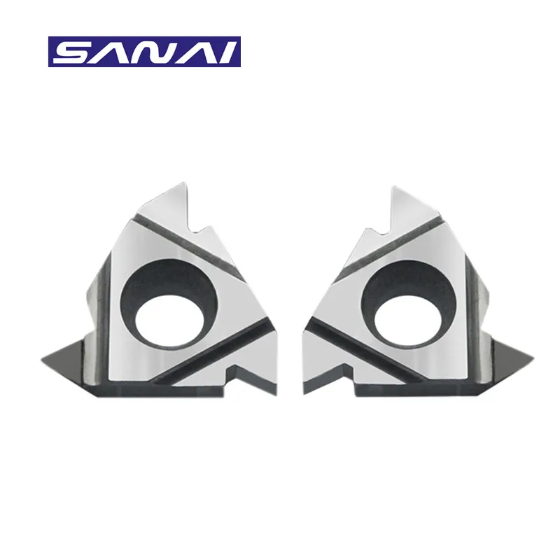 SANAI wkładka do gwintu IR/ER PCD CBN tokarka CNC narzędzie do toczenia gwintów 11IR/ER AG55 11IR AG60 11ER AG60 16IR AG55 16ER AG55 16ER AG60