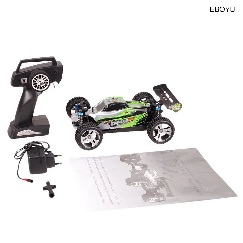 WLtoys A959A A959-A RC Car 2.4GHz 1:18 Scale 4WD 35KM/H High Speed Racing Car Remote Control Off Road Car Vehicle for Kids