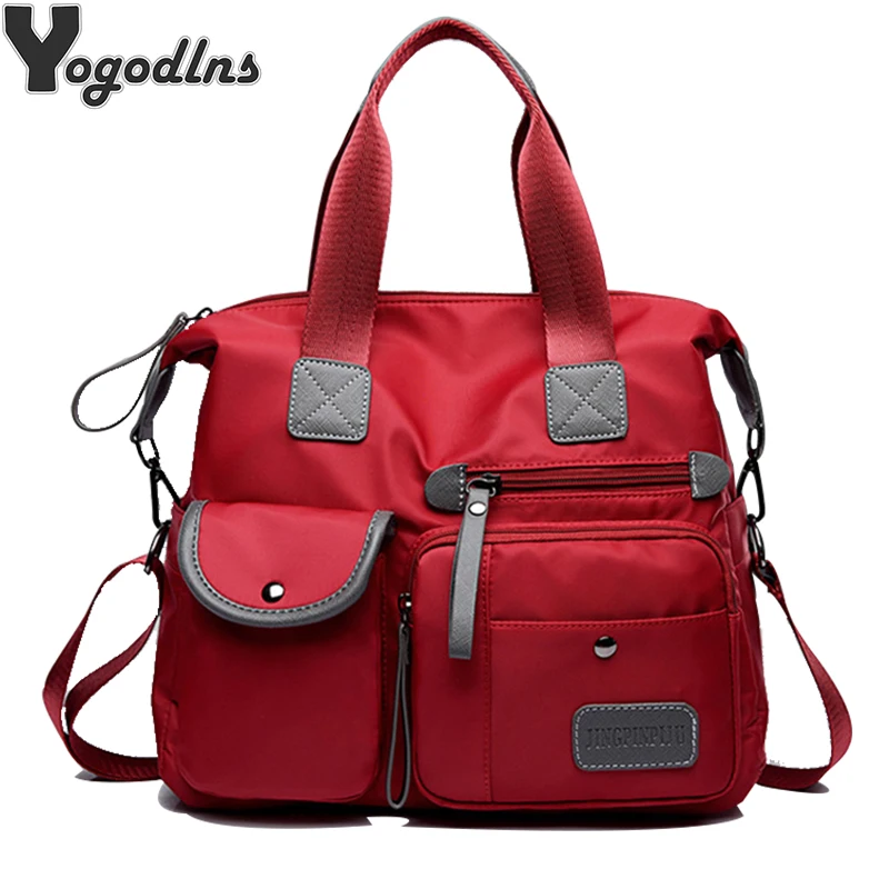 Wielofunkcyjne torebki na co dzień dla kobiet o dużej pojemności torba listonoszka nylonowe torby typu Crossbody torba na ramię Totes Bolsa Feminina