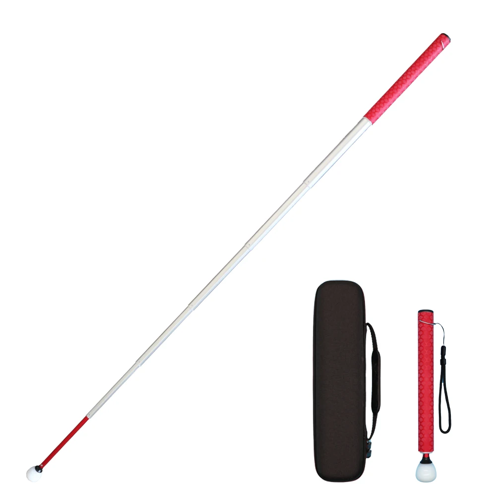 Aluminum Telescopic Blind Cane with Rolling Tip 30cm-150cm (12 inch-59 inch), with 2 Tips