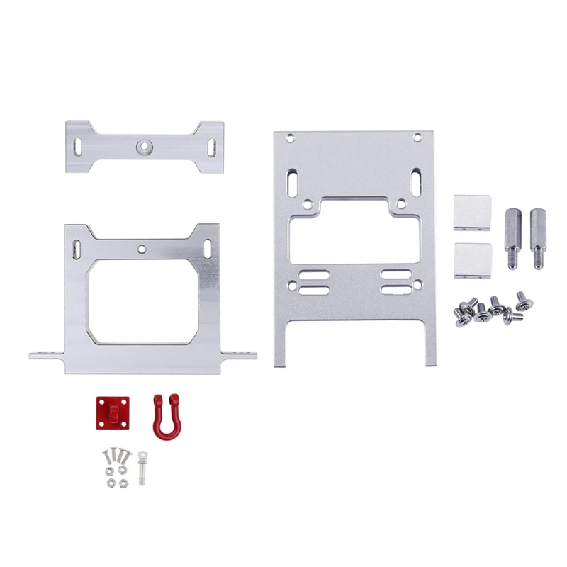 Metal Beam Rear Bumper Servo Fixed Mounting Bracket Upgrade Parts for WPL B14 B24 B16 B36 C14 C24 1/16 RC Car