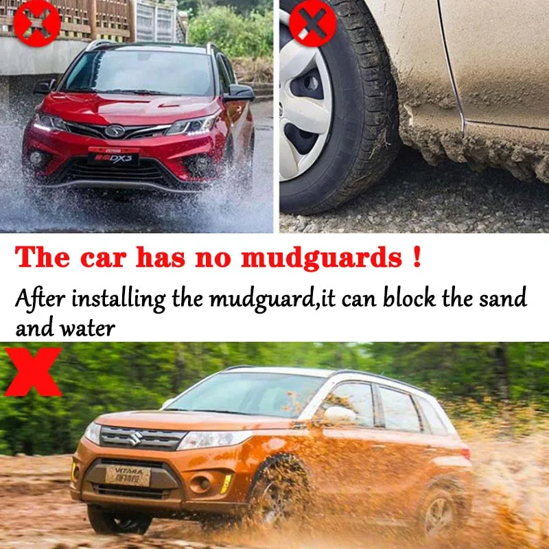 Mud-Flaps For Volkswagen  Sharan mudguard Fenders Mud flaps splash guard mudguard car accessories auto styling 4 pcs 2012-2020