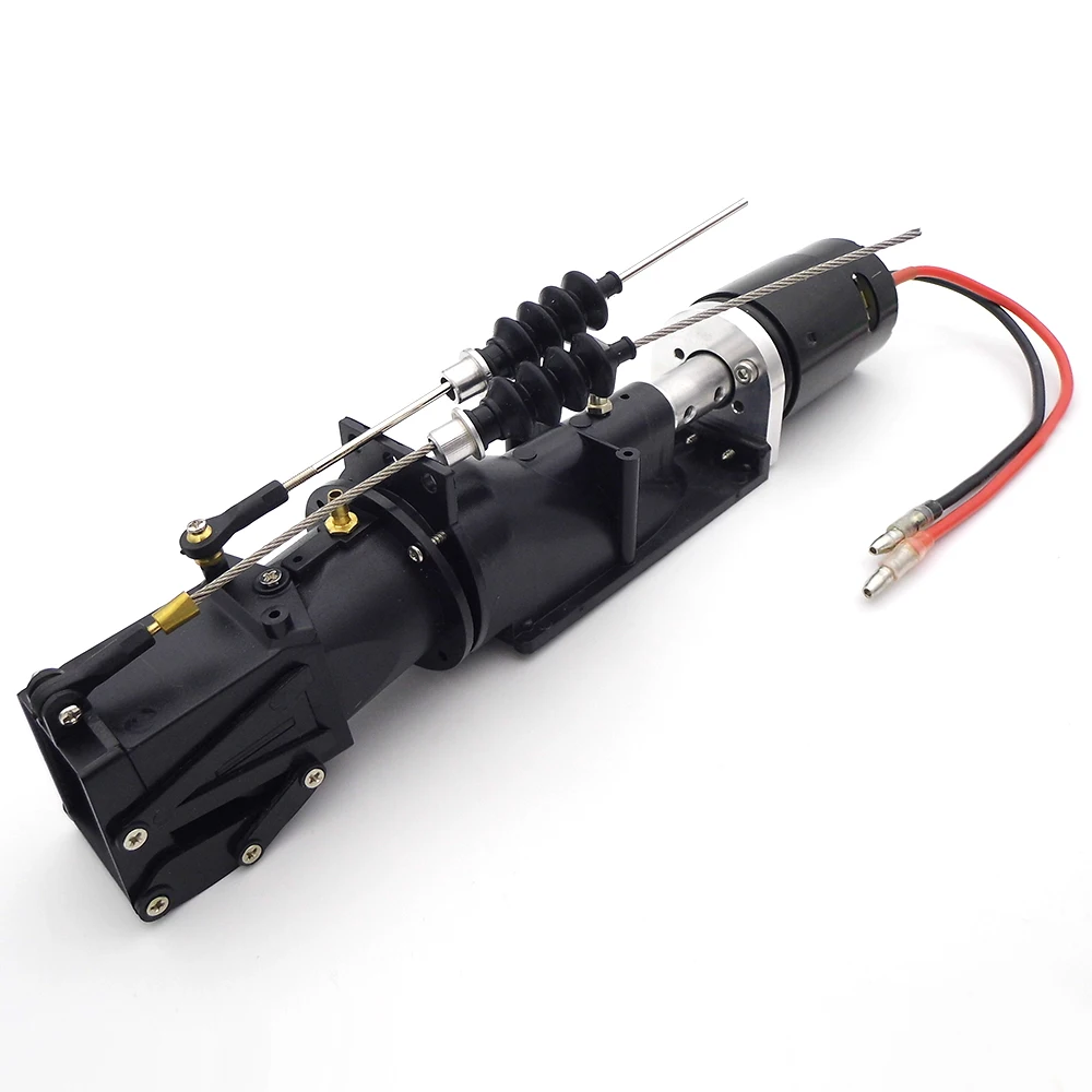 Water Thruster Jet Pump 26mm Backward Ejector Turbo With 29T 550 Motor 80A ESC for 40-60cm RC Jet Drive Boat Jet Boat