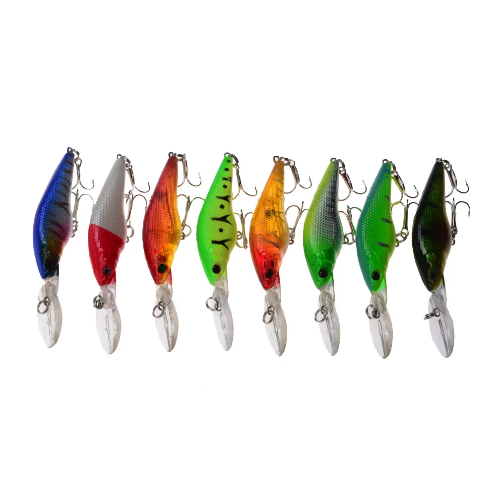 1PCS Minnow Fishing Lure 95mm 6.5g Topwater Hard Bait Wobbler Jig Bait Crankbait Carp Striped bass Pesca Fishing tackle SwimBait