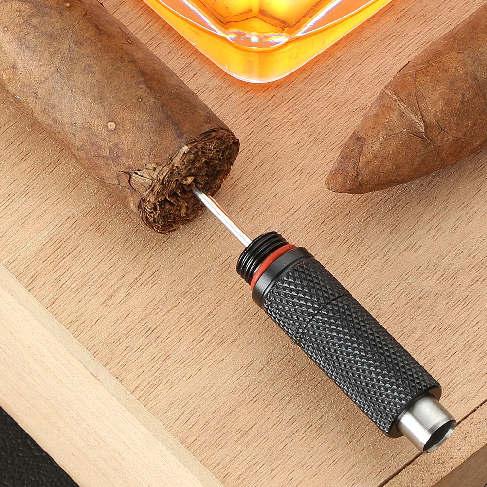 Galiner Cigar Punch Cutter Metel Multifunctional Needles Cigar Enhancer Tool Draw Poker Nubber With Cigar Dagger