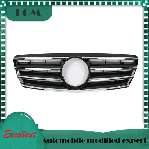 CL Style ABS Plastic Front Bumper Racing Grille For Mercedes Benz C-Class W203 Grill 2000 2001 2002 2003 2004 2005 2006