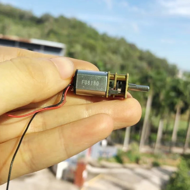 لمحرك لعبة تيار مستمر 5 فولت 310 سرعة الحد المحرك N20 رمح عجلة تروس صغيرة موتور تروس مع علبة التروس المعدنية الكاملة-محرك صغير