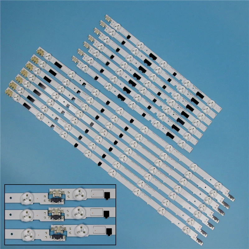 832mm 14 Piece/Set LED Array Bars For Samsung UE40F6470SS UE40F6475SB 40 inches TV Backlight LED Strip Light Matrix Lamps Bands