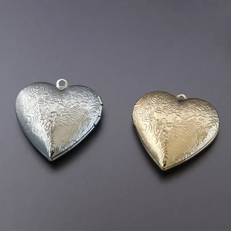 1pc Daisy Flowers Photo Frame Pendant Necklace Heart Charms Floating Locket Necklaces Women Men Fashion Memorial Jewelry