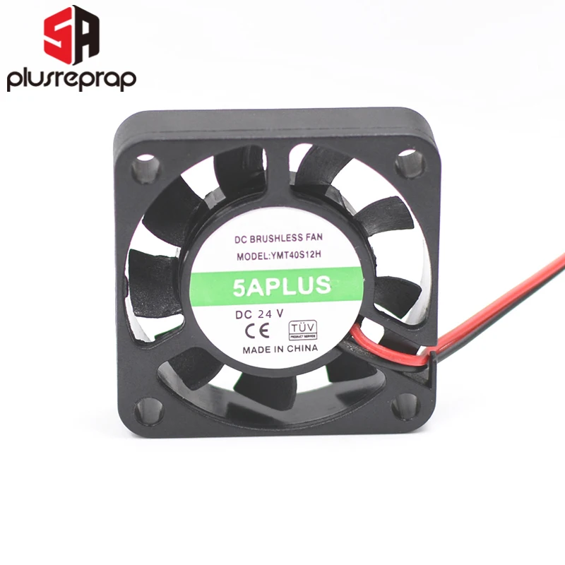 1PC 4010 Cooling Fan 40mm x 40mm x 10mm DC 24V 2 Wire Cooling Fan For 3D Printer J-head Hotend Wholesale