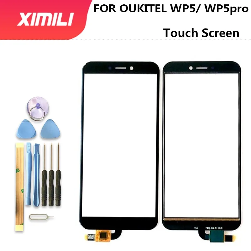 5.5 ''oryginalny ekran dotykowy dla Oukitel WP5 PRO ekran dotykowy Digitizer zgromadzenie w 100% przetestowany czujnik obiektywu dla WP5 PRO + narzędzia