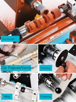 Mini Bead Machine Mini Round Bead Machine Bead Machine Household Small Bead Lathe Wooden Bead Machine Tool