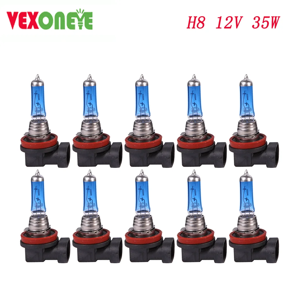 

10pcs H8 12v 35w Halogen car fog lamp high quality professional design bulb halogen bulb