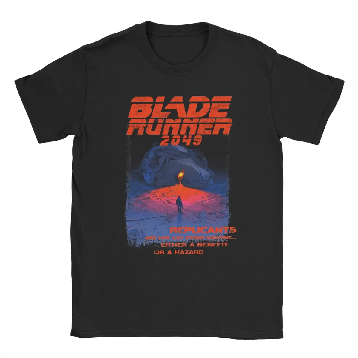 Blade Runner 2049 T-Shirts Men Funny Pure Cotton Tee Shirt Round Neck Short Sleeve T Shirts New Arrival Clothes