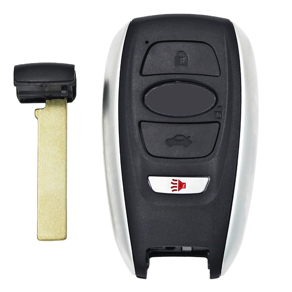 Ecusells Smart Keyless Go Remote Key 4 Buttons 433.92MHz 8A Chip for Subaru Legacy Outback Forester Impreza HYQ14AHK 231451-7000