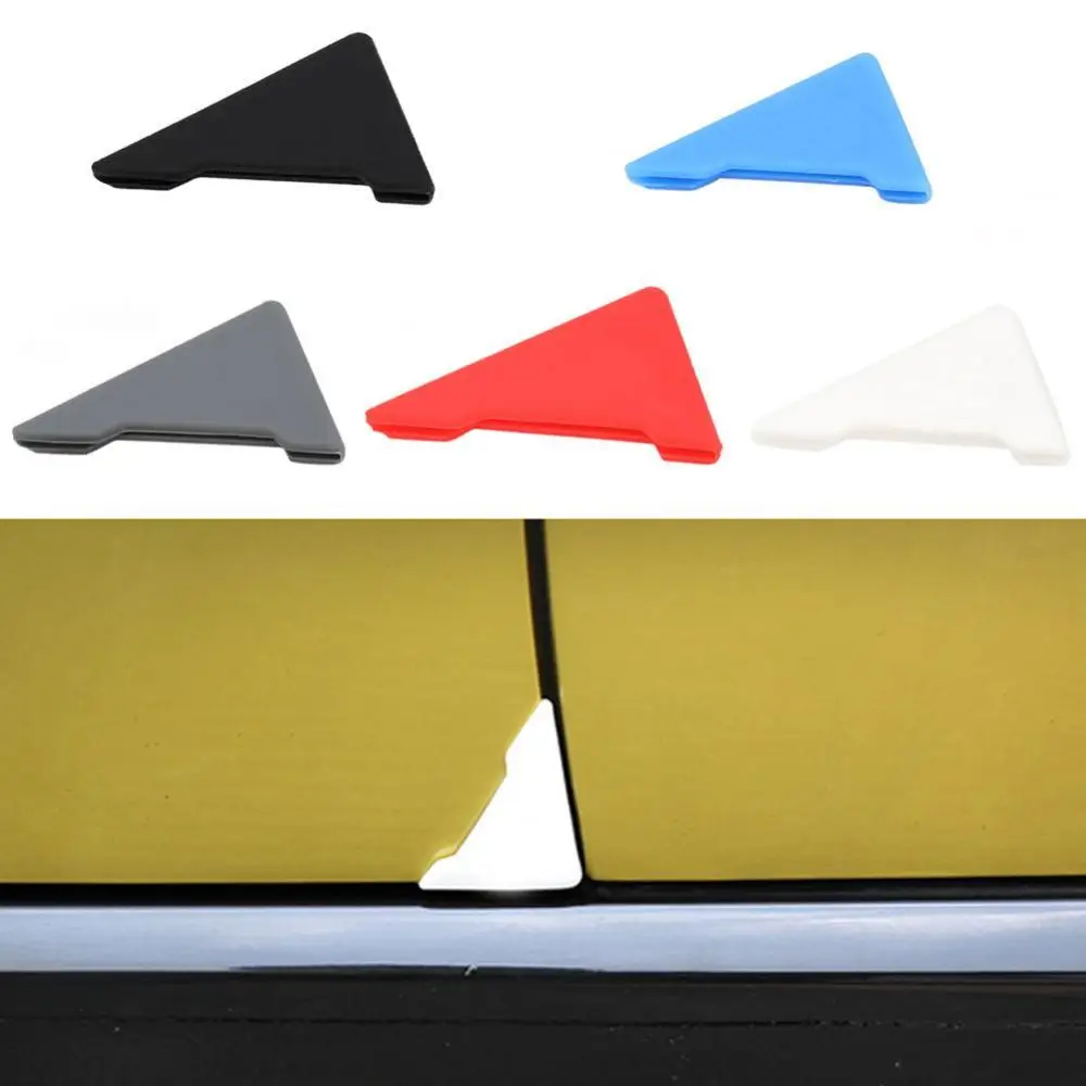 

50% Dropshipping!!2Pcs Triangle Car Door Corner Soft Silicone Guard Trim Anti-Scratch Protector