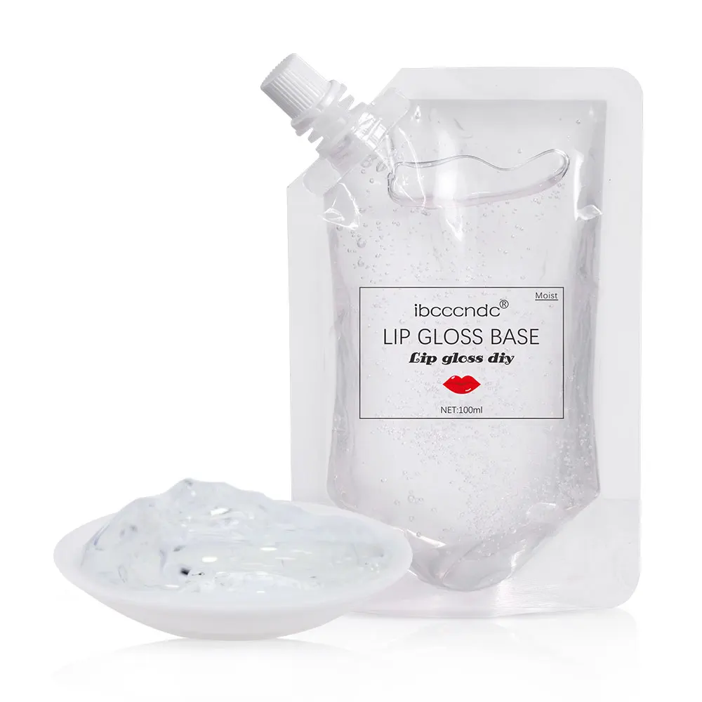 Kit de brillant à lèvres transparent, Gel de Base hydratant, 100ml, avec Tubes de brillant à lèvres, poudre pigmentée, saveur scintillante, huiles essentielles, DIY