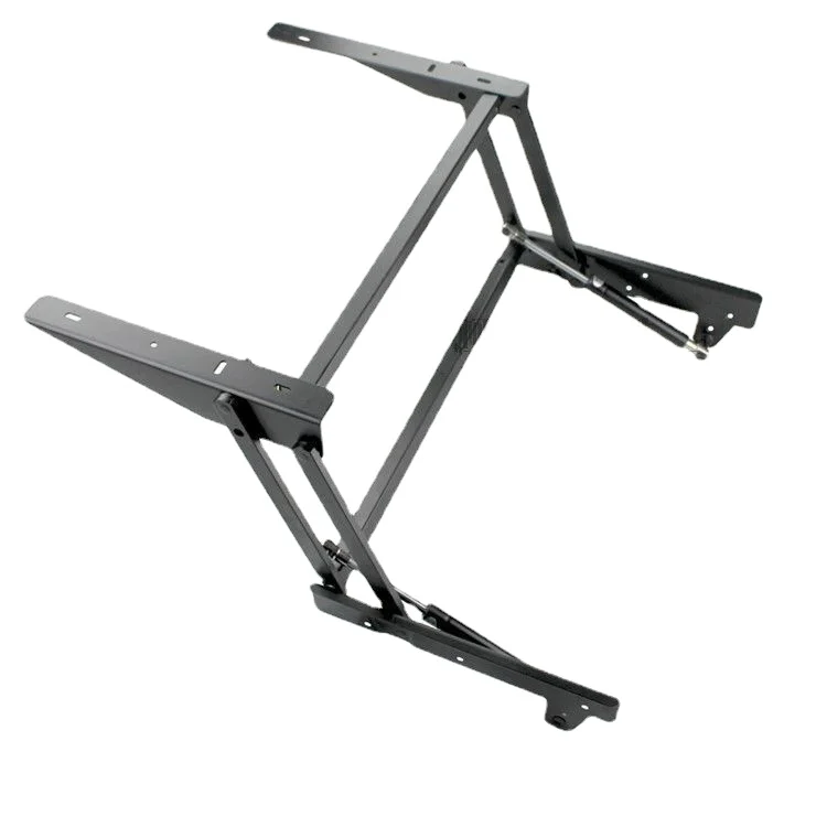 KY103 Lift Up En Unten Veiligheid Salontafel Computer Tafel Rahmen Meubels Scharnier Uitbreiding Mechanisme Erfüllt Demping Gas Lente