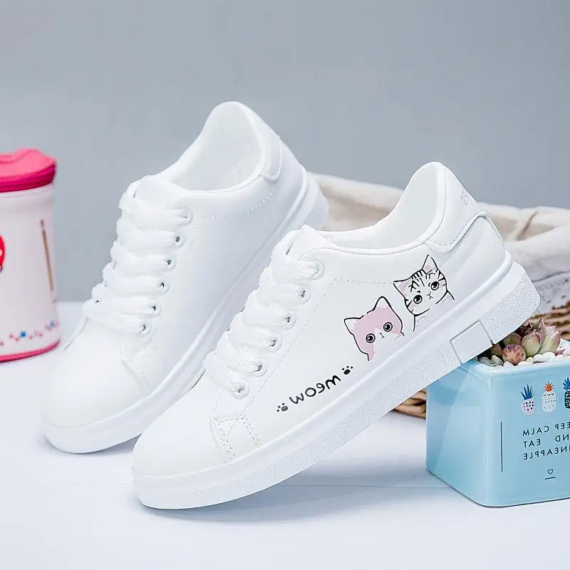 women ladies princess Japanese Lolita Sneakers Shoes pink hello cat Cute Student Princess Girl Cosplay Shoes