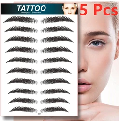 New style 6D Hair-Like Eyebrows Waterproof Eyebrow Tattoo Stickers Eyebrow Transfers Stickers Eyebrow Grooming Shaping Sticker