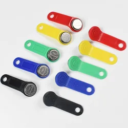 Tag chave eletrônica RFID, Fobs, Cartões TM, 100 PCs/lot, 100 PCs/lot, DS1990A-F5 IButton 1990A-F5