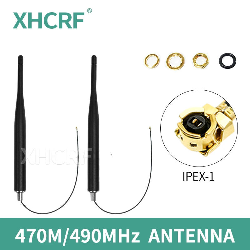 

470MHz Antenna 490MHz IPEX for Outdoor Use with Screw Fixing Waterproof 470 MHz for Wild 490 MHz Aerial with IPX for Module