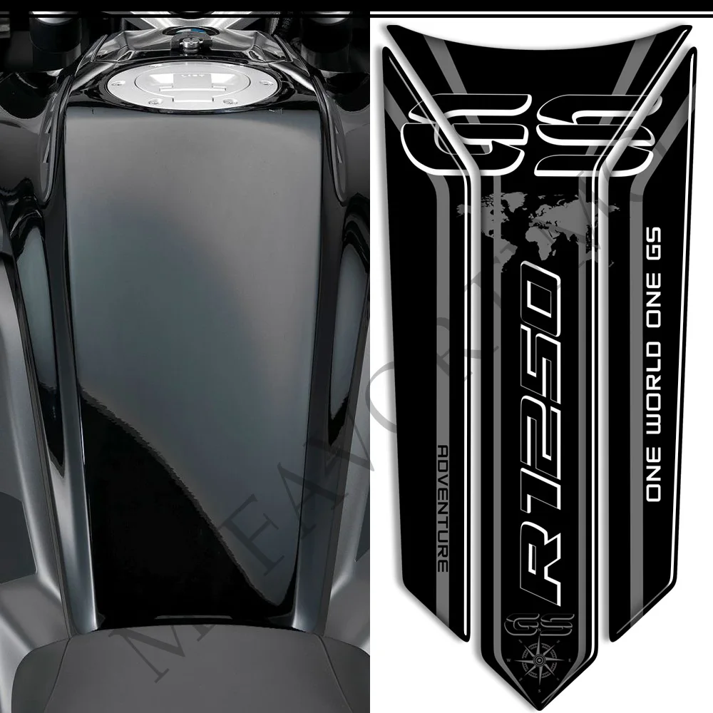 2019 2020 For BMW R1250GS R1250 R 1250 GS GSA HP Tank Pad Protector Stickers Decal ADV Adventure Fuel Oil 2022